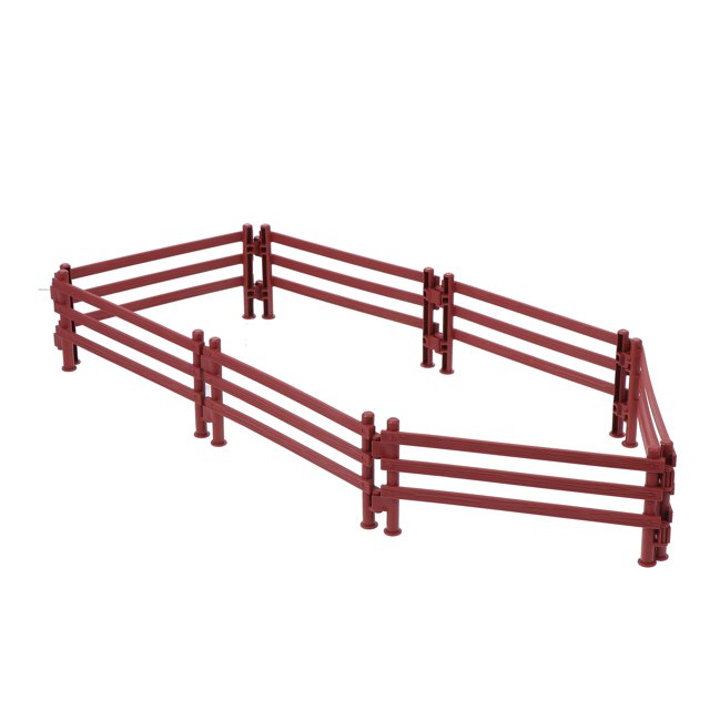 ifundom 20pcs Farm Fence Realistic Fencing Panel Accessories For Mini Decoration For Animal Models And Creative Play
