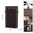 thumbnail image 6 of Ktaxon 10 Tiers Shoe Rack Shoe Shelf Shoe Storage Cabinet Organizer Space Saving Shoes Tower with Dustproof Cover Closet, Multiple Colors, 6 of 15