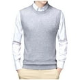 thumbnail image 1 of Chemise Sans Manches à Carreaux Jacquard Décontractée pour Hommes, 1 of 4