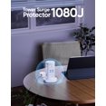 thumbnail image 4 of Protector contra sobretensiones Power Strip Tower kakyanill 9 AC 8 USB, color blanco, 4 of 8