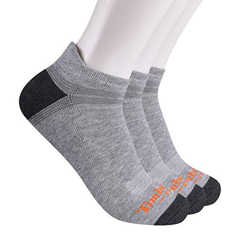Timberland PRO Men's TB219986TD Coolmax Poly/Cotton Blend Low Cut Socks 3-Pack