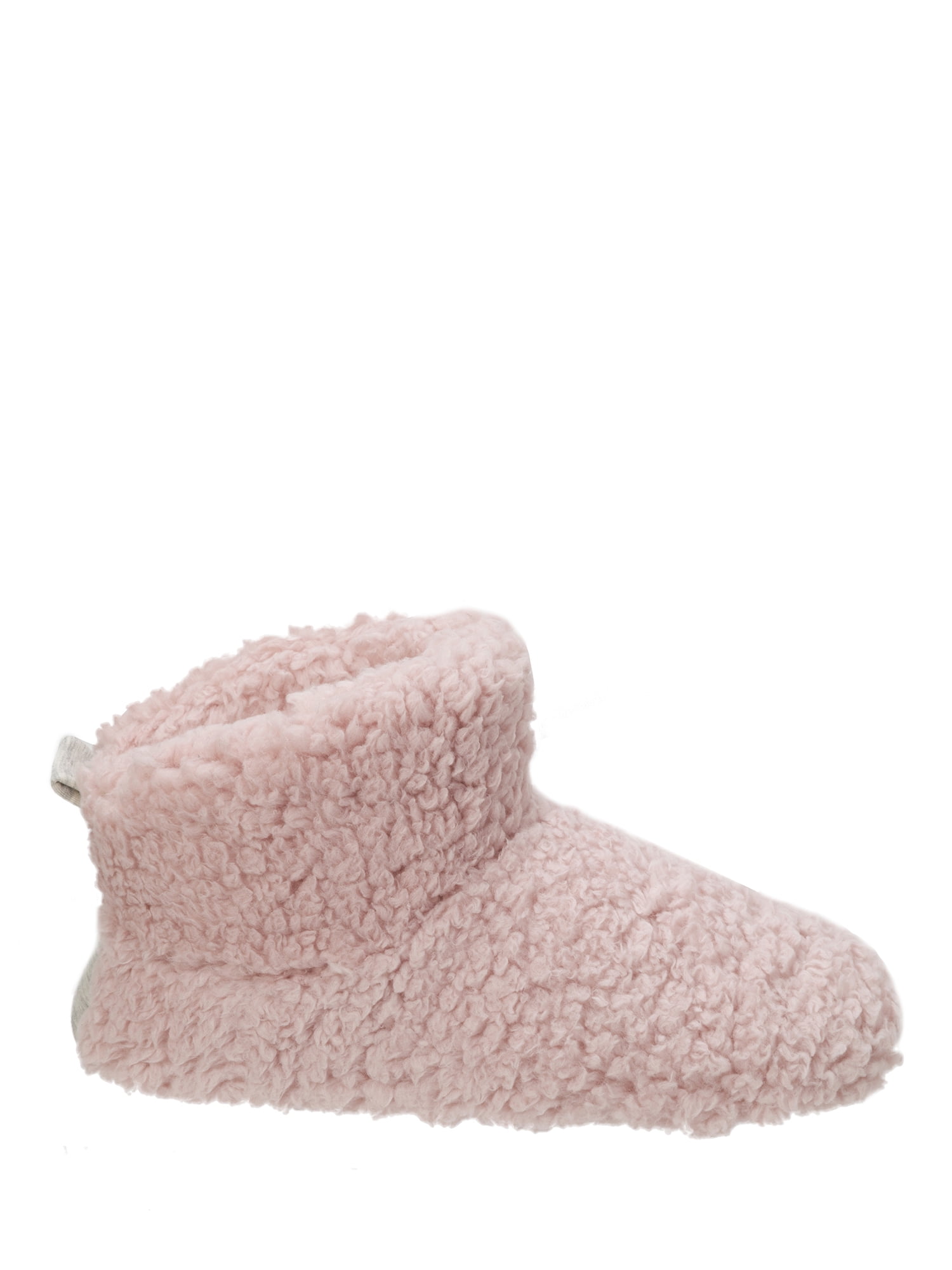 Dearfoams Sleet Women's Fluffy Pile Memory Foam Bootie Slippers 