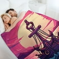 thumbnail image 6 of Anchor with Sailing for Women Men Kids Flannel Throw Blankets Soft Fuzzy Lightweight for Home Decor Couch Bed Sofa, 6 of 8