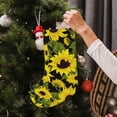 thumbnail image 5 of Uemuo Sunflowers In Vintage Print Christmas Stockings, 18inch Xmas Hanging Stocking Decorations for Christmas Party Family Decor, 5 of 7