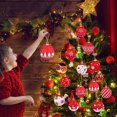 thumbnail image 5 of 12/36pcs Christmas Wooden Ball Pendant Red Bow Balls Garland Hanging Ornament Home Party Xmas Tree DIY Craftts Decoration Supply, 5 of 5