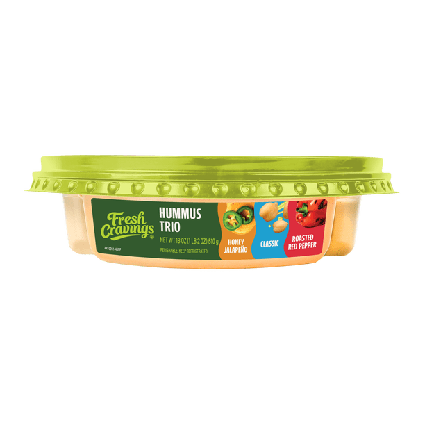 Fresh Cravings Hummus Trio for Breakroom Kitchen - Walmart