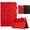 Red, variant on Allytechgroup for Samsung Galaxy Tab A11 2025/A9 2023 8.7 inch Case, PU Leather Slim Fit Flip Stand Tablet Case with Card Slot Shockproof Protective Cover Bumper for Women Men, Red