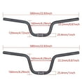 thumbnail image 5 of Necvior Folded Bike Handlebars Aluminum Alloys Handlebars Comfortable Grip Handlebars, 5 of 11