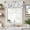 Navy blue, light green, variant on Green Grey Botanical Farmhouse Short Window Curtain Valances, Watercolor Spring Floral Summer Leaf Rod Pocket Kitchen Valances for Living Room Bedroom Bathroom Cafe 42" x 18"