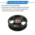 thumbnail image 6 of Unique Bargains 1 Pc Drive Belt Idler Pulley for Toyota RAV4 2006-2008,for Toyota Corolla 2009-2012 Iron Black Serpentine Tensioner Pulley Idler, 6 of 7