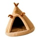 thumbnail image 1 of Nido semicerrado para gatos, cama, cueva, tienda de campaña para cachorros, gatos, gatitos y perros Marrón, 1 of 9