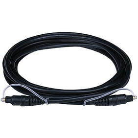 Monoprice S/PDIF (Toslink) Digital Optical Audio Cable - 10 Feet - Black | Gold Plated Ferrule,Molded Strain Relief