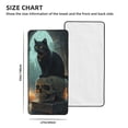 thumbnail image 2 of Cotton Bath Towels for Bathroom - Halloween Vintage Black Cat Skull Microfiber Quick Dry Towels for Body Bath Sheets, Personalized Beach Towel, Soft Shower Towels for Travel Home Beach 27*55in, 2 of 7