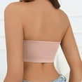 thumbnail image 4 of Women's Sexy Traceless Large Anti Drop Off One Shoulder Wrapped Chest Wrapped Up Bra, 4 of 9