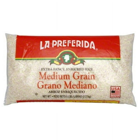 La Preferida Medium Grain Rice, 5 lbs