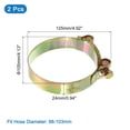 thumbnail image 2 of Unique Bargains 2Pack T-Bolt Hose Clamps, 98-103mm/3.86'-4.06' ID Range, Iron Radiator Hose Clamp Intake Clamp, 2 of 4