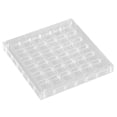 thumbnail image 2 of Caja de presentación magnética acrílica de conchas marinas, caja de almacenamiento para uñas de conchas marinas 36 rejillas, 2 of 8