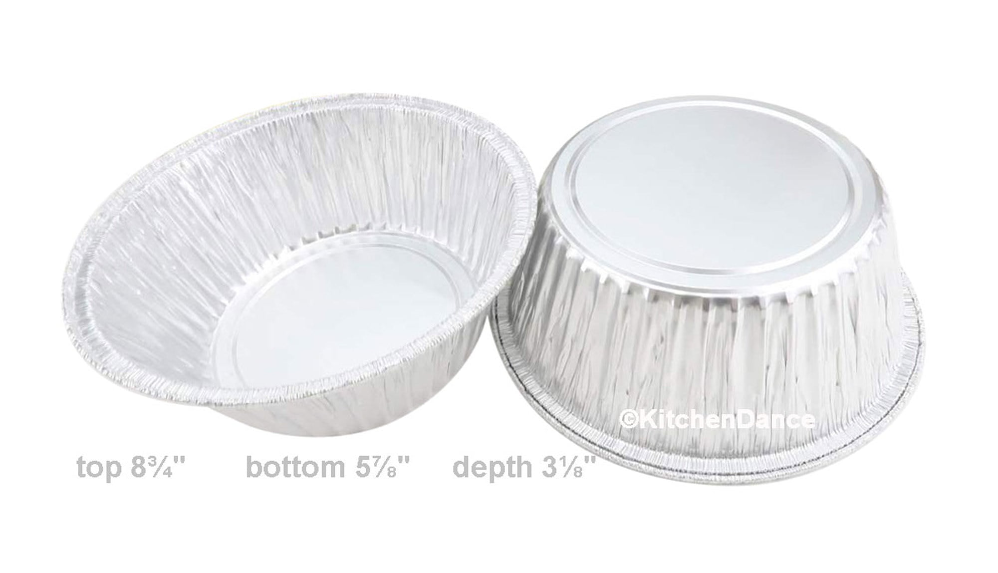 8" Disposable Cheesecake/Casserole Foil Pan Case of 250 1800