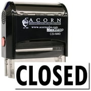 Large Self-Inking Closed Stamp with Yellow Ink