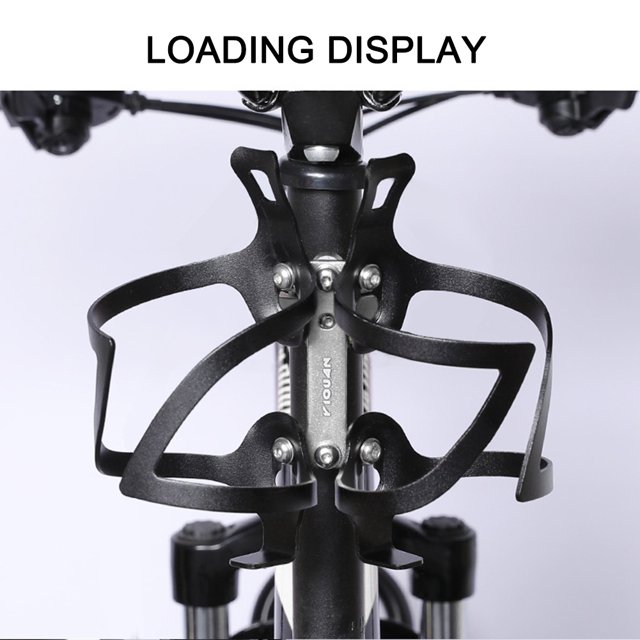 Bicicleta Extensor de soporte de tetera Ndcxsfigh de aleación para portabotellas de MTB (plata)