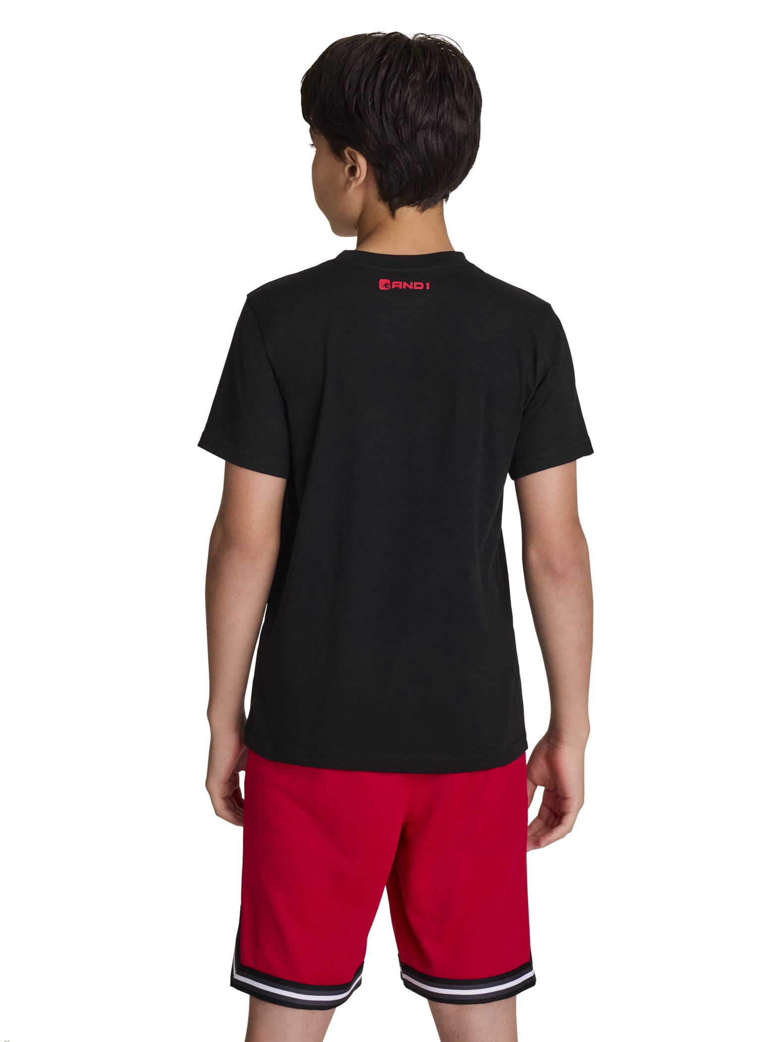 AND1 Boy’s Short Sleeve Graphic T-Shirt, Sizes 4-18