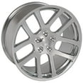 thumbnail image 4 of OE Wheels DG51 22 Inch Rims and Tires Fit Ram SRT Style 5x139.7 22x10 Chrome - Hollander 2223 - TS-57 RT 33x12.50/22 (Set of 4), 4 of 5