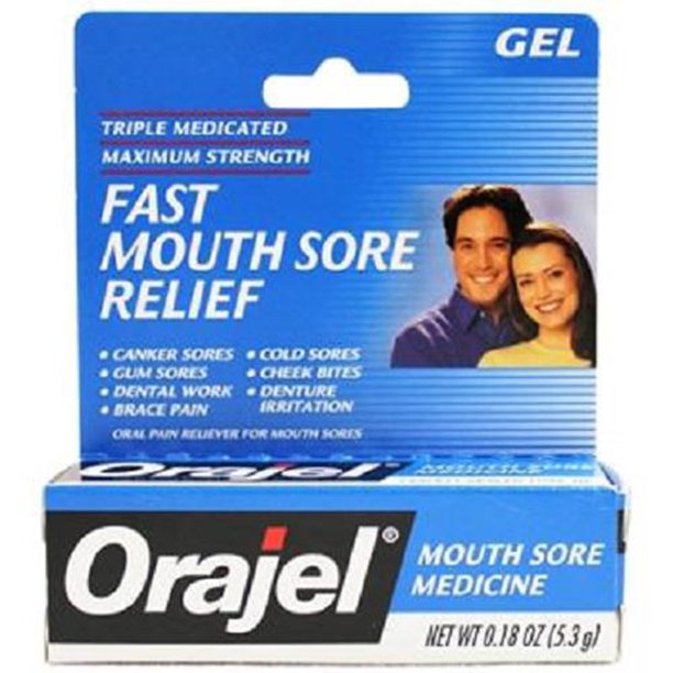 Product Of Orajel, Mouth Sore Pain Relief Gel, Count 1 Toothache