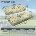 thumbnail image 3 of Psesaysky Front and Back Seat Cover Universal Fit for Club Car Precedent Golf Cart Cartoon Print Breathable Golf Cart Bench Seat Covers for Women Men Washable, 3 of 8