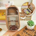 thumbnail image 3 of Large Capacity Bear Stationery Bag - Perfect for Office, School, Teenagers, Girls, Boys, Men, Women & Adults!, 3 of 5
