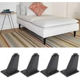 thumbnail image 5 of 4 Pieces Adjustable Metal Furniture Leg Thick Aluminum Alloy Oblique Table Legs，80mm, 5 of 5