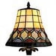 thumbnail image 6 of Warehouse of Tiffany Tiffany-style Jeweled Table Lamp with Glass Shade, 6 of 6