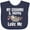 Navy Blue, variant on Inktastic Grammy and Pappy Love Me Sloth Boys or Girls Baby Bib