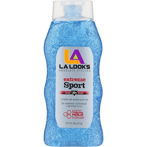 L.A. LOOKS Absolute Styling Extreme Sport Hold Gel, Hold Level 10+ 20 oz (Pack of 3) - Walmart.com - Walmart.com