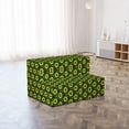 thumbnail image 4 of Yellow and Green Foldable Mattress, Vintage Hexagons, 74.8" x 35.4", Green Yellow Green, by Ambesonne, 4 of 6