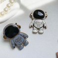 thumbnail image 2 of 6D Plating Astronaut Mini Phone Stand, Shiny Astronaut Folding Phone Bracket, Creative Cute Self-Adhesive Phone Holder for All Phones, 2 of 5