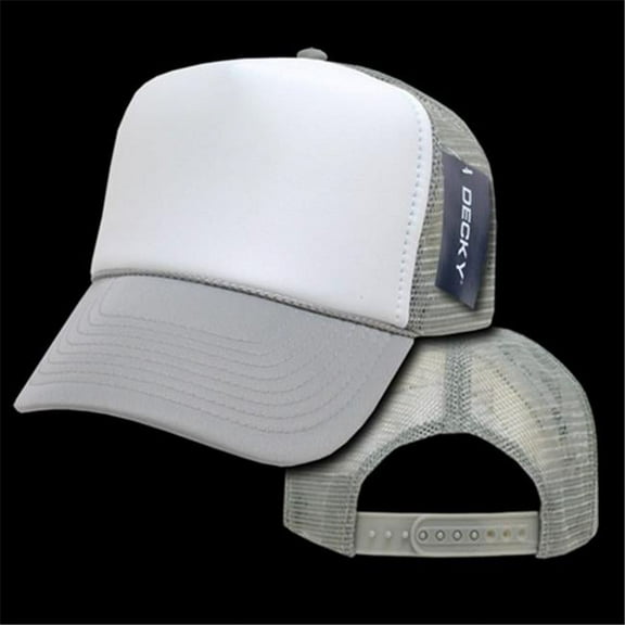 Decky 210-GRY Two Tone Trucker Cap, Grey