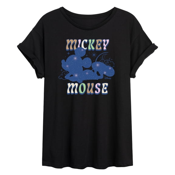Disney - Starry Mickey Mouse - Juniors Ideal Flowy Muscle T-Shirt