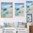 thumbnail image 4 of Designart "Beach Photo peaceful Shores V" Nautical & Beach Floater Framed Canvas Print, 4 of 7