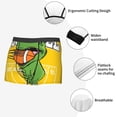 thumbnail image 3 of Pofeuu T-Rex Playing Football Print Men’s Boxer Briefs, Moisture-Wicking Underwear, Regular,Trunk-X-Large, 3 of 5