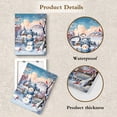thumbnail image 6 of Christmas Snowman Wall Art, Blue Snowman and Cardinal Bird Fence in Snow Canvas Wall Art, Winter Scene Framed Wall Art for Living Room Bathroom Bedroom Kitchen Ready to Hang, 12X12 Inches, 6 of 9