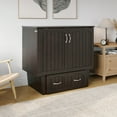 thumbnail image 3 of AFI Sydney Twin Murphy Bed Chest with 6" Mattress, Storage & Built-in Charging, Espresso, 3 of 21