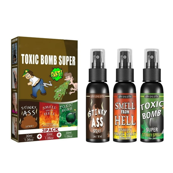 Novelties Liquid Fart Gag Prank Joke Spray Can Stink Bomb Smelly Stinky Gas 90ML