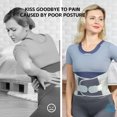 thumbnail image 2 of Back Brace for Lower Back Pain Adjustable Breathable Lumbar for Women/Men With  lumbar support Belt for Herniated Disc,Sciatica,Scoliosis, 2 of 7