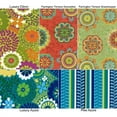 thumbnail image 4 of Blazing Needles 916X16US-T-2CH-REO-43 16 in. Spun Polyester Patterned Outdoor U-Shaped Tufted Chair Cushions, Rolling Mead-Veranda Cosmo - Set of 2, 4 of 4