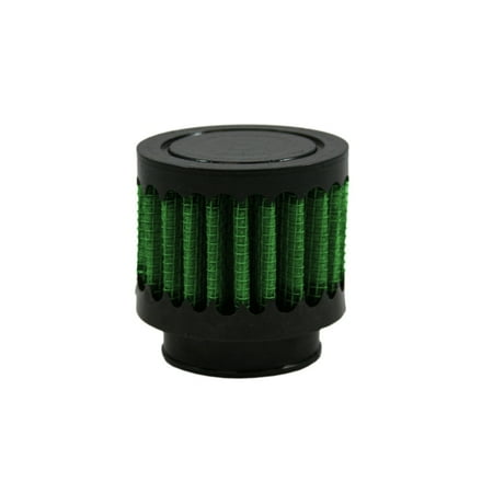 - Green Filter Crankcase Filter - OD 1.25in. / Base 3in. / Top 3in. / H 1.75in.