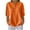 Orange, variant on DxhmoneyHX Womens Waffle Knit Tops Casual Short Sleeve Henley Shirts Half Button Crew Neck Loose Fit Basic Tees Summer T Shirts