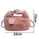 thumbnail image 2 of Bolso de hombro inclinado de felpa bonito para mujer y niña, bolso de compras para citas, regalos de Navidad y San Valentín, 2 of 5