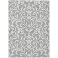 thumbnail image 2 of Addison Rugs Chantille Indoor/Outdoor Transitional Floral Gray Washable Rectangle Rug, 2'6" x 3'10", 2 of 6