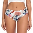 thumbnail image 1 of Fotbe Koi Fish And Corals Calzones Estampados para Mujer – Ropa Interior de Algodón, Cómoda, Suave y Elástica-Medium, 1 of 6