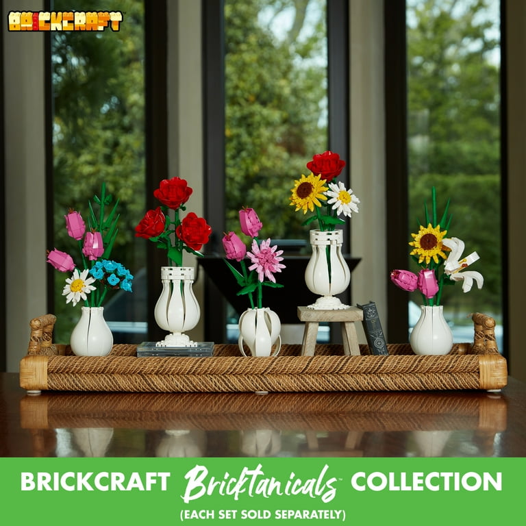 Brickcraft Bricktanicals Hydrangea Building Kit (121-Piece